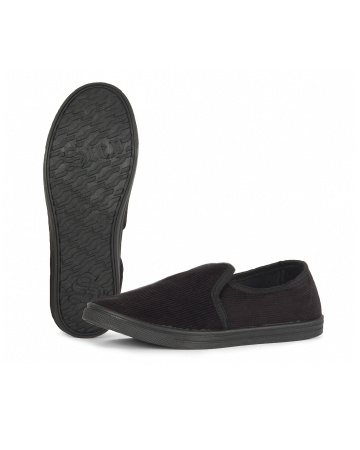 Тапочки (туфли) закрытые вельветовые на резинке (арт. 1-21-1) Step