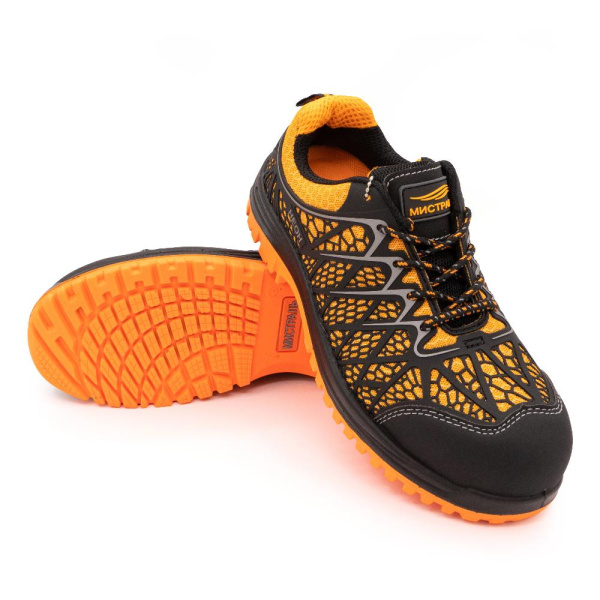 Полуботинки (кроссовки) МИСТРАЛЬ -НЕОН - КЕВЛАР ПУ-ТПУ с ПКП и АС (оранж) PT2-C-O Эталон Полуботинки (кроссовки) МИСТРАЛЬ -НЕОН - КЕВЛАР ПУ-ТПУ с ПКП и АС (оранж) PT2-C-O Эталон