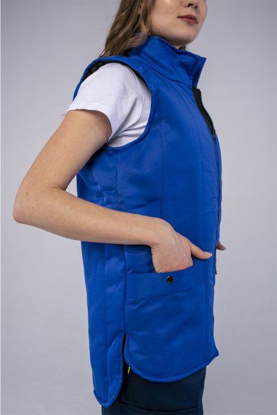 Жилет утепленный Универсальный (Смесовая, 210), васильковый (ЧЗ) Жилет утепленный Универсальный (Смесовая, 210), васильковый (ЧЗ)