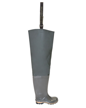 Сапоги рыбацкие Nordman 15S ПВХ КЩС МБС, оливковый, высота 90см (5-738-G02)