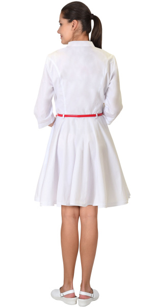 Халат "ВЕСТА" женский белый (ЧЗ) Халат "ВЕСТА" женский белый (ЧЗ)