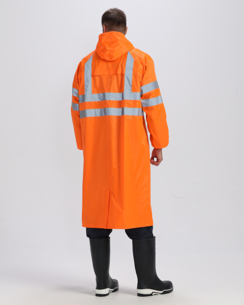 Плащ влагозащитный сигнальный ProfLine Specialist СОП, оранжевый  (ЧЗ) Плащ влагозащитный сигнальный ProfLine Specialist СОП, оранжевый  (ЧЗ)