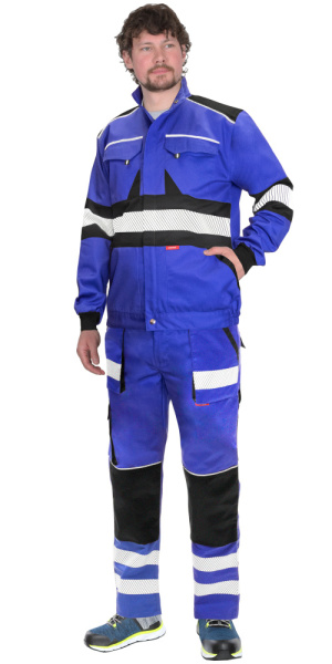 Куртка "ТРЭКС" васильковый с черным, СОП (ЧЗ) Куртка "ТРЭКС" васильковый с черным, СОП (ЧЗ)