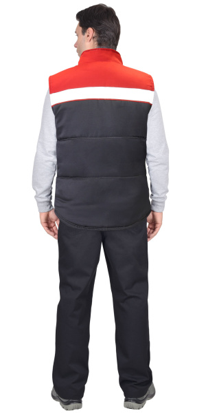 Жилет "Навигатор" зимний серый с красным (ЧЗ) Жилет "Навигатор" зимний серый с красным (ЧЗ)