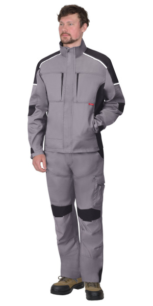 Куртка "ЦИТРИН" ср.серый с черным (ЧЗ) Куртка "ЦИТРИН" ср.серый с черным (ЧЗ)