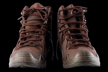 Ботинки тактические мембранные Кобра коричневые, низкие