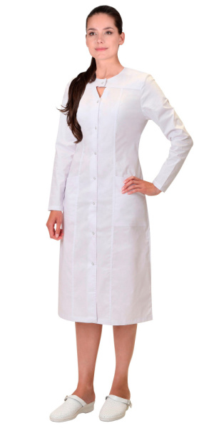 Халат "СИРИУС-ГЛОРИЯ" женский белый (ЧЗ) Халат "СИРИУС-ГЛОРИЯ" женский белый (ЧЗ)