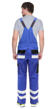 Полукомбинезон "ТРЭКС" васильковый с черным, СОП (ЧЗ) Полукомбинезон "ТРЭКС" васильковый с черным, СОП (ЧЗ)