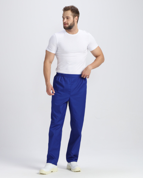 Костюм мужской ХАССП-Стандарт NEW (тк.Смесовая,160), васильковый (ЧЗ)