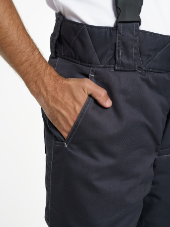 Костюм "Фаворит" зимний: куртка дл., брюки тёмно-серый с серым