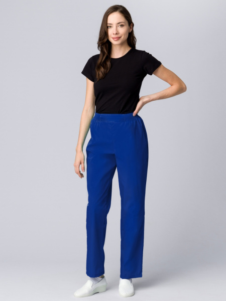 Брюки женские Классик (тк.ТиСи), васильковый Брюки женские Классик (тк.ТиСи), васильковый