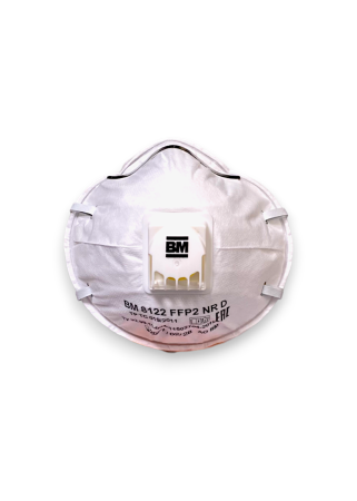 Полумаска фильтрующая для защиты от аэрозолей, чашеобразная, с клапаном выдох ВМ 8122 FFP2 NR D