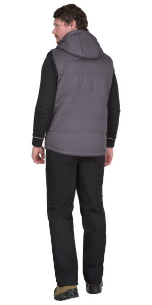 Жилет "ЗОДИАК" т.серый (оттенок "Баклажан") тк. Дюспо (ЧЗ) Жилет "ЗОДИАК" т.серый (оттенок "Баклажан") тк. Дюспо (ЧЗ)