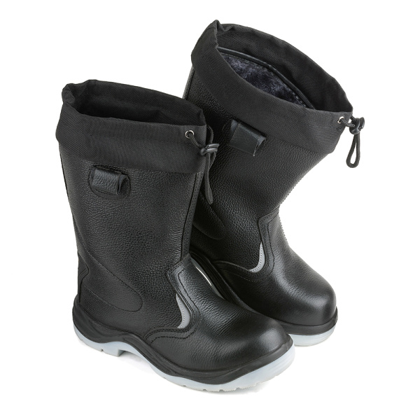 Сапоги кожаные нат. мех мод. 18НМ ПУ-ТПУ композитный подносок, манжета