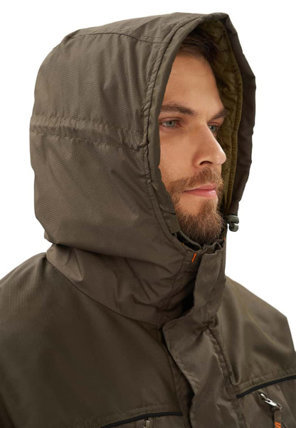 Костюм демисезон. "ГЕРКОН-ВЕСНА/ОСЕНЬ" куртка/брюки цвет: ХАКИ/Т.ХАКИ, ткань: ПолиИтали/Кошачий глаз URSUS