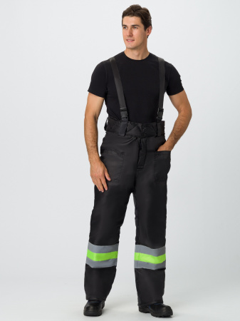 Костюм зимний Дорожник (Оксфорд) брюки, лимонный/черный Костюм зимний Дорожник (Оксфорд) брюки, лимонный/черный