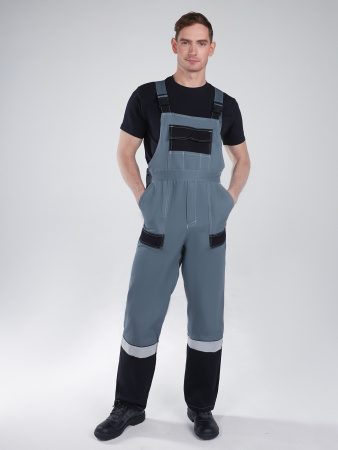 Костюм Виват-2 (тк.Саржа,250) п/к, серый/черный/красный