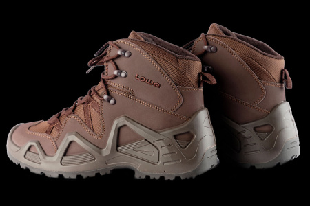 Ботинки тактические мембранные Кобра коричневые, низкие