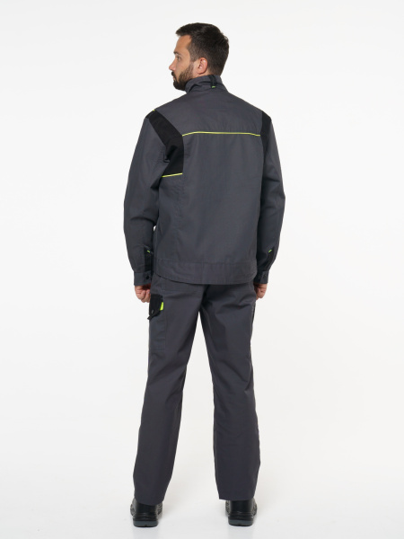 Куртка "ХОВАРД" :  темно-серая с черной и лимонной отд.  (ЧЗ) Куртка "ХОВАРД" :  темно-серая с черной и лимонной отд.  (ЧЗ)