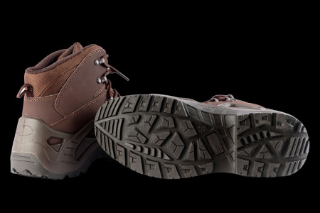 Ботинки тактические мембранные Кобра коричневые, низкие