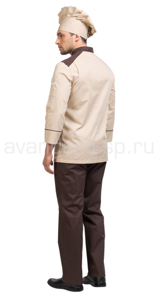 Костюм шеф-повара "Густаво" цв беж-кор (ЧЗ) Костюм шеф-повара "Густаво" цв беж-кор (ЧЗ)