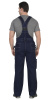Полукомбинезон "Премиум плюс" (100% узбекская саржа) синий с серым (ЧЗ)