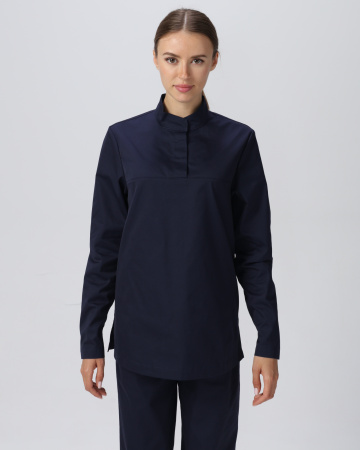 Костюм женский ХАССП-Стандарт NEW (тк.Смесовая,160), т.синий 