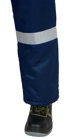 Костюм "СЕВЕР-1" зимний: куртка дл.,брюки синий с васильковым и СОП 