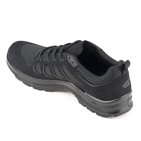 Полуботинки текстиль, микрофибра, подошва ПУ, резина, черные ELKLAND мод. 177