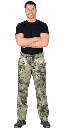 Брюки "Спринт" (тк. Кроун 230) КМФ Степь Брюки "Спринт" (тк. Кроун 230) КМФ Степь