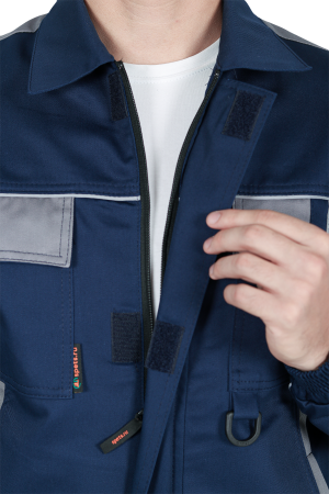 Костюм КОНФОРМ , т.синий-серый, куртка/брюки, пл. 255 г/м², КОС 588 (ЧЗ)