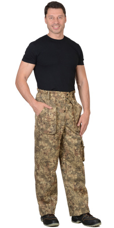 Брюки "СКАУТ (тк. Смесовая) " КМФ "Памир"