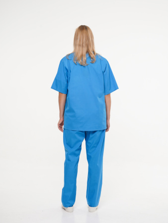 Куртка рабочая универсальная №104 (блуза) голубой, ткань ТИСИ Куртка рабочая универсальная №104 (блуза) голубой, ткань ТИСИ