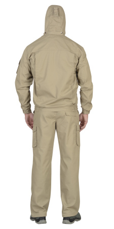 Костюм "Байкал" : куртка кор., брюки  песочный тк. Rodos