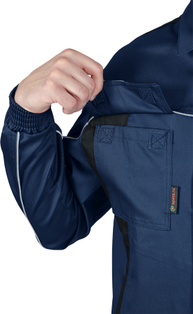 Костюм КОНФОРМ , т.синий-серый, куртка/брюки, пл. 255 г/м², КОС 588 (ЧЗ)