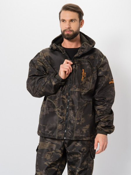 Костюм демисезонный "RAF" (Чёрный камуфляж) КД-01Ч (ЧЗ)