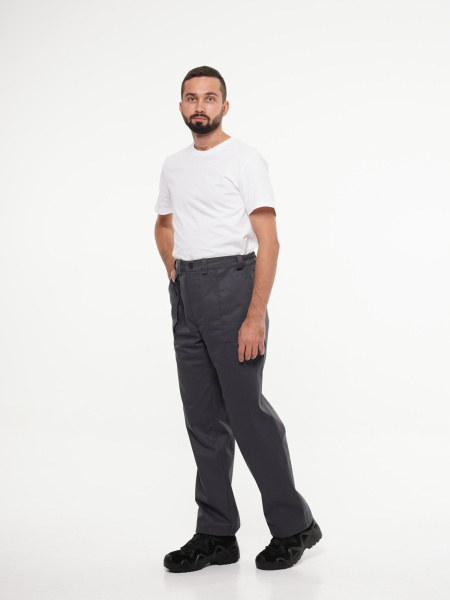 Брюки рабочие мужские №110 темно-серый (ЧЗ) Брюки рабочие мужские №110 темно-серый (ЧЗ)