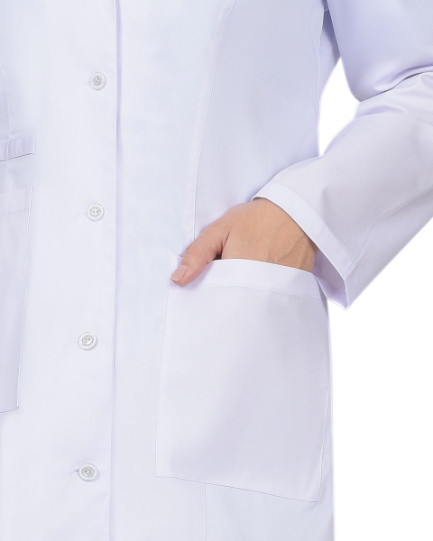 Халат "ИРИДА" женский белый (ЧЗ) Халат "ИРИДА" женский белый (ЧЗ)