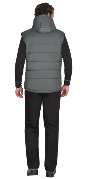 Жилет "ЗОДИАК" т.серый (ЧЗ) тк. Дюспо Жилет "ЗОДИАК" т.серый (ЧЗ) тк. Дюспо