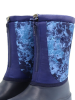 Сапоги ЭВА дутые на замке женские "Глория", цвет - синие разводы EK-17L47-3 (EVAshoes)