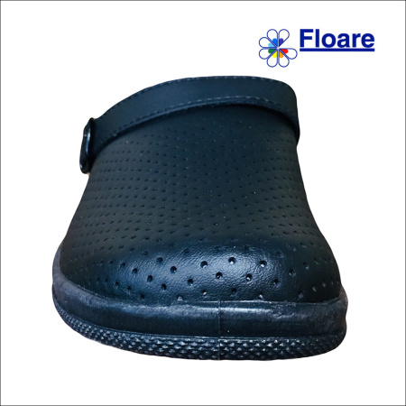 Сабо мужские, черные, арт. 95380105 ИОНЕЛ нат. кожа, натуральна стелька Молдшуз