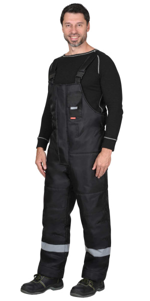 Полукомбинезон универсальный зимний, черный и СОП 50мм