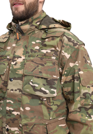 Костюм "КОММАНДО ТРАНСФОРМ" куртка/брюки, цвет: кмф "Мультикам", ткань: Рип-Стоп URSUS