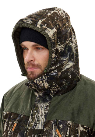 Костюм зимний «ГЕРКОН» куртка/брюки, цвет: кмф 253-9/т.хаки, ткань: Алова/Финляндия