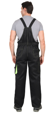 Полукомбинезон "CROWN" черный с неоновым Полукомбинезон "CROWN" черный с неоновым