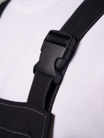 Полукомбинезон рабочий мужской №116 хаки, черный, СОП, ткань Канвас Полукомбинезон рабочий мужской №116 хаки, черный, СОП, ткань Канвас