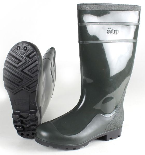 Сапоги мужские ПВХ двухкомпонентные Step, оливковый (арт.С-40) Сапоги мужские ПВХ двухкомпонентные Step, оливковый (арт.С-40)