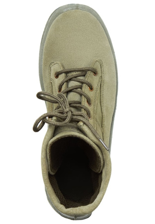 Ботинки с высокими берцами "Ховард" хаки, натуральная кожа