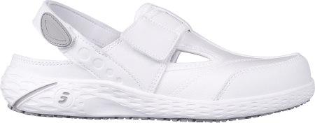 Полуботинки (тип сабо) ALIZA (АЛИЗА), женские, иск кожа/лайкра ЭВА/резина (белый/WHT) КРО 4355