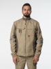 Куртка рабочая мужская №116 цвет бежевый, хаки,  ткань Канвас